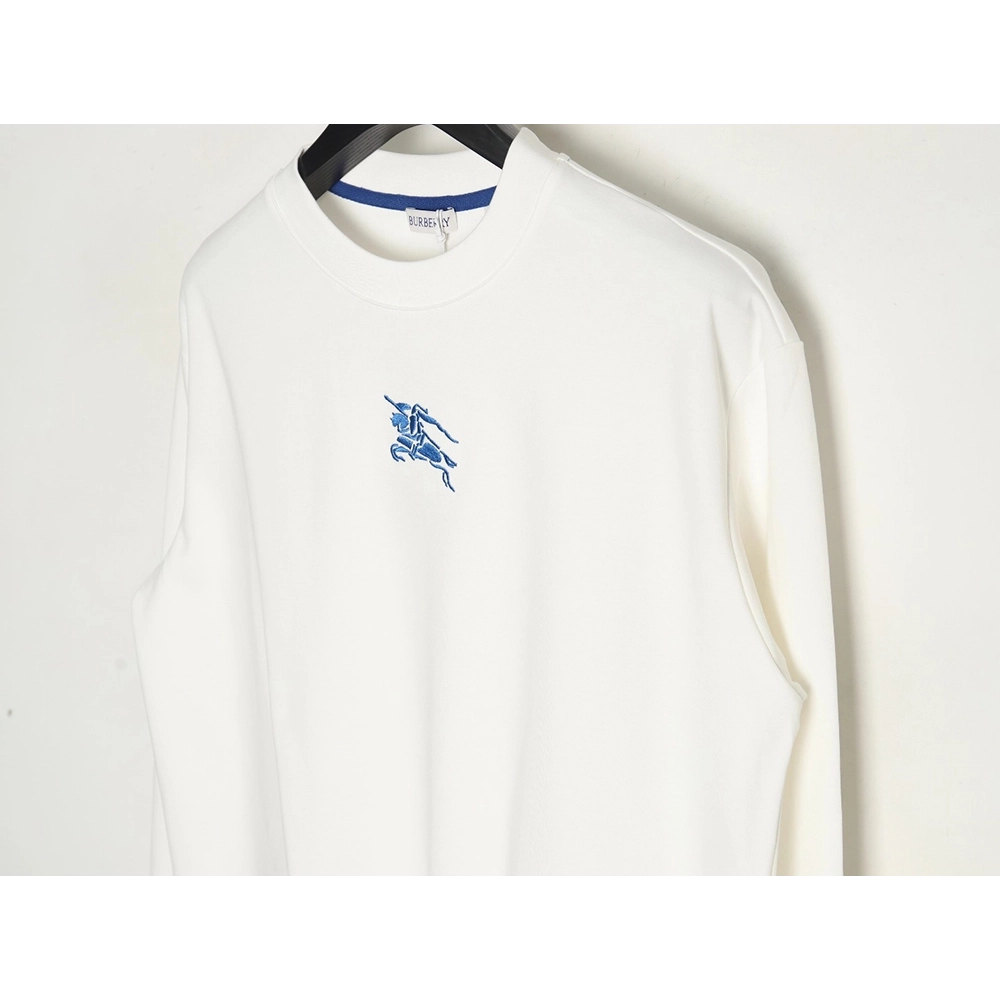 Burberry Knight Horse Logo Embroidered Long Sleeve,Cheap Replica Reps Burberry