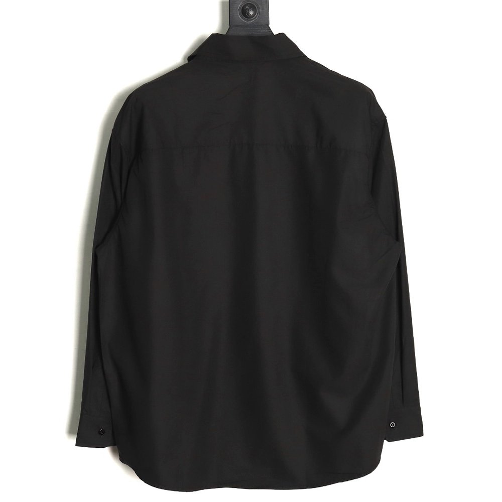 Prada triangle logo zip pocket shirt,Cheap Replica Reps Prada