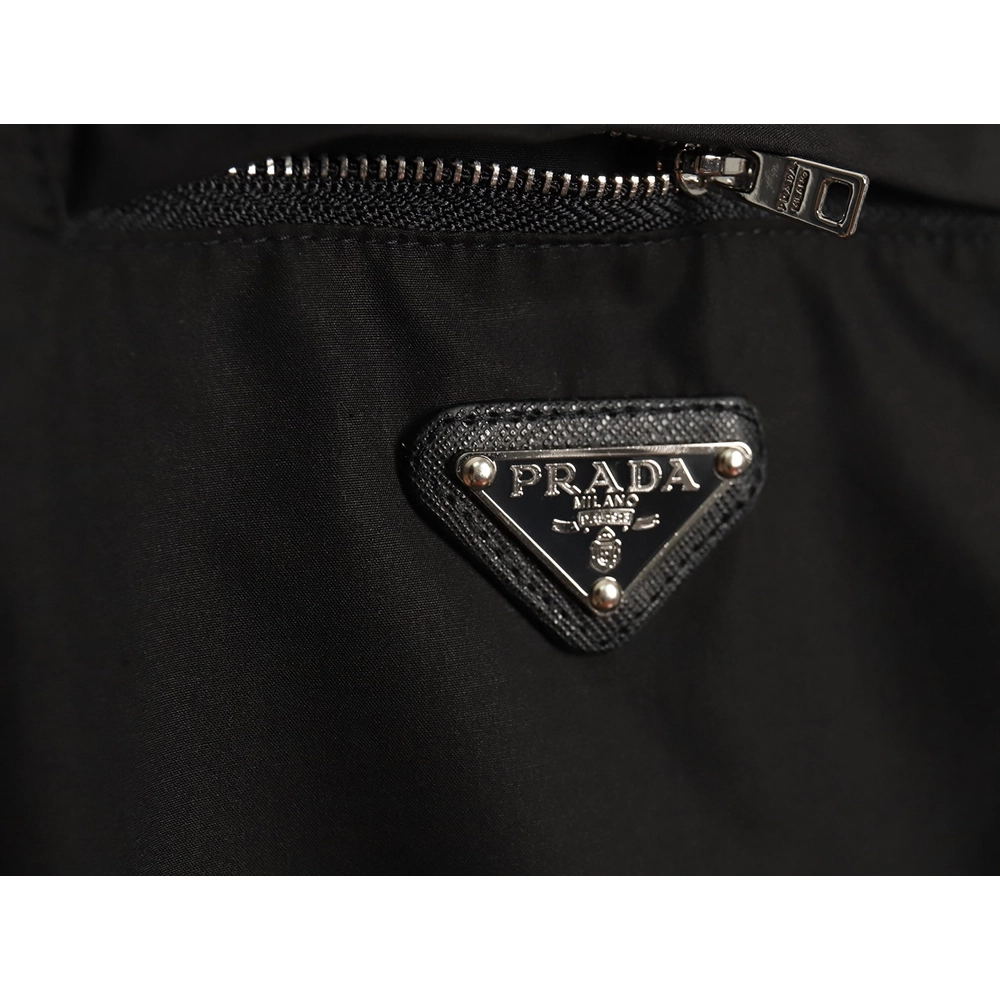 Prada triangle logo zip pocket shirt,Cheap Replica Reps Prada