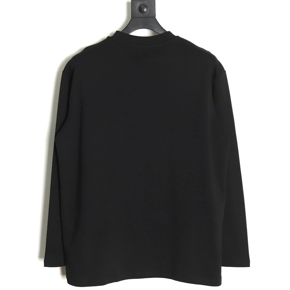 Prada metal triangle logo embossed long sleeves TSK1,Cheap Replica Reps Prada