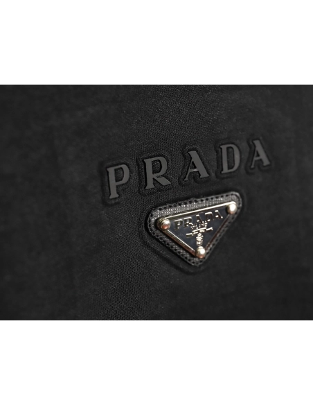 Prada metal triangle logo embossed long sleeves TSK1,Cheap Replica Reps Prada