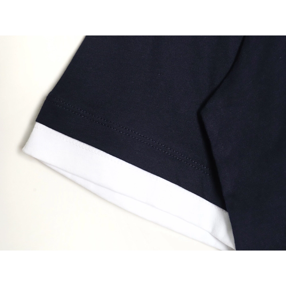 Prada triangle logo fake twopiece short sleeves,Cheap Replica Reps Prada