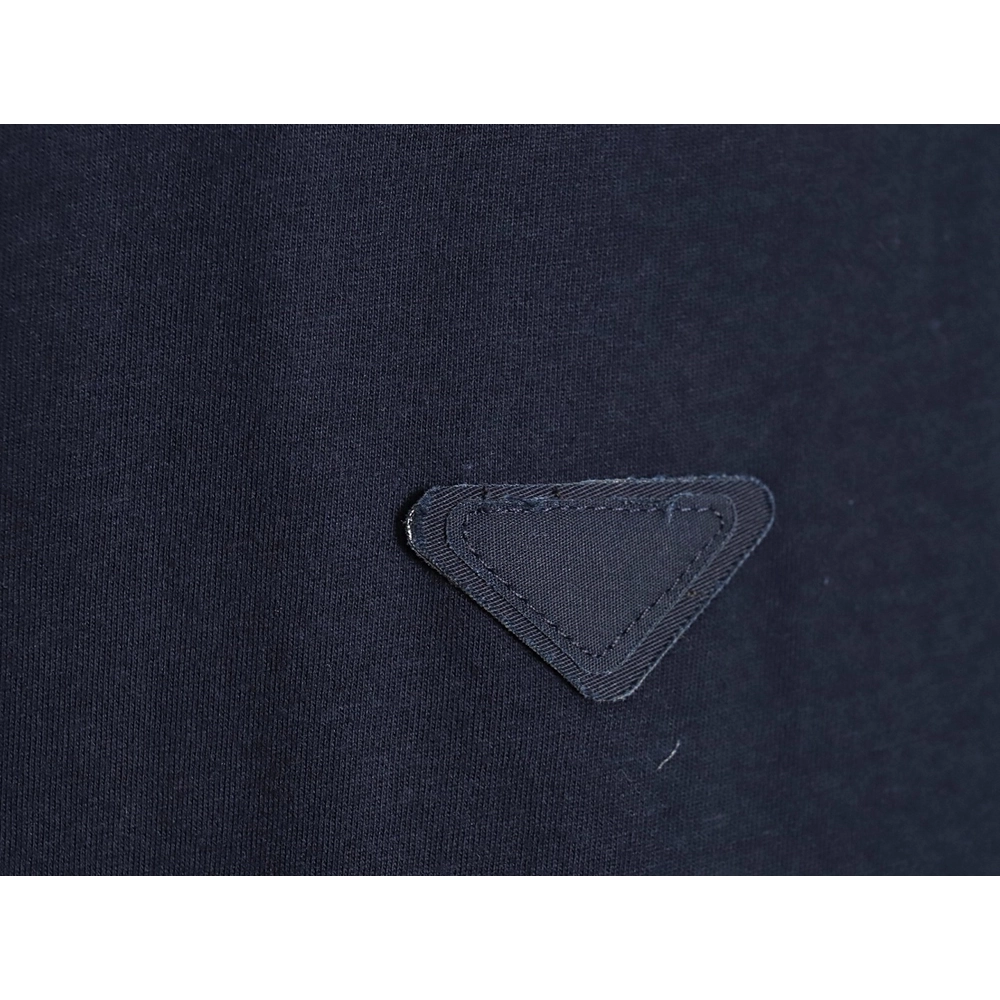 Prada triangle logo fake twopiece short sleeves,Cheap Replica Reps Prada