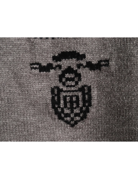Prada sweater with floral logo on chest TSK1,Cheap Replica Reps Prada