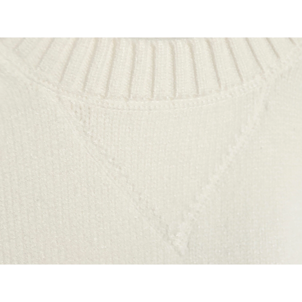 Prada sweater with floral logo on chest,Cheap Replica Reps Prada