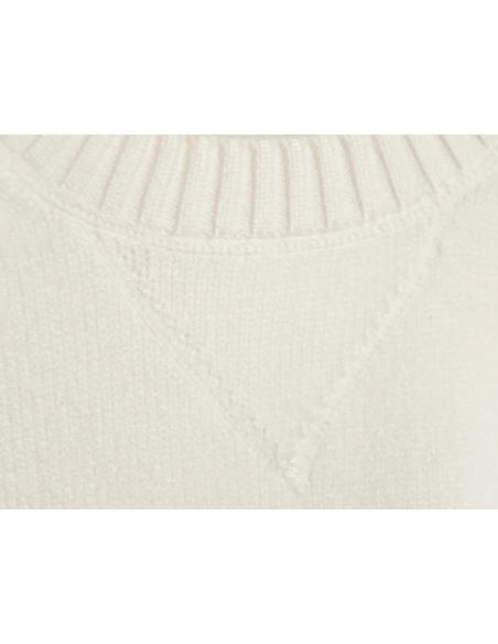 Prada sweater with floral logo on chest,Cheap Replica Reps Prada