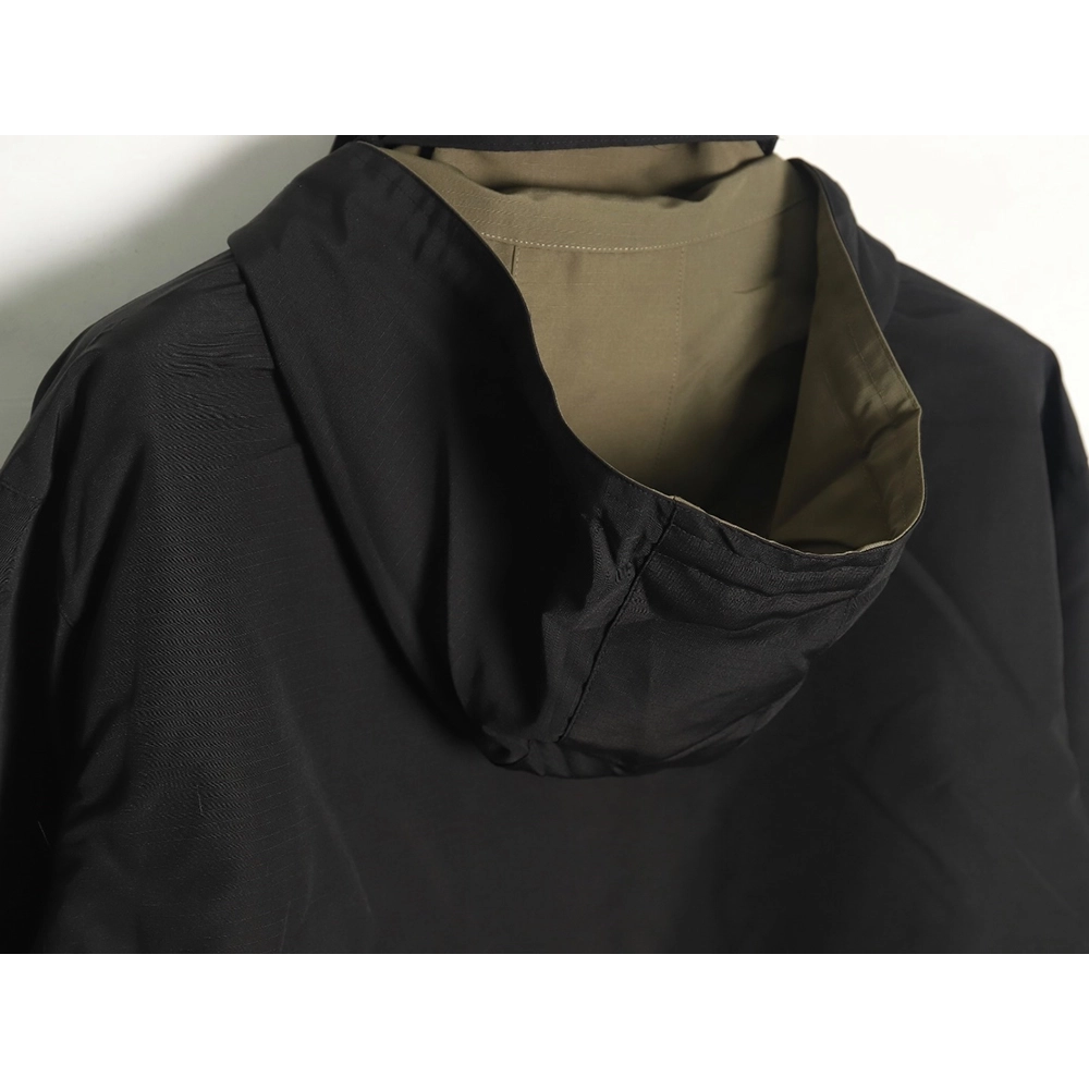 Gucci Red and Green Web Doublesided Windbreaker Hooded Jacket TSK2,Cheap Replica Reps Gucci