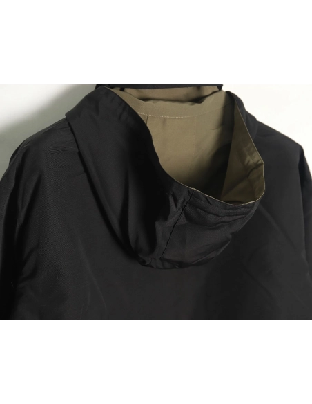 Gucci Red and Green Web Doublesided Windbreaker Hooded Jacket TSK2,Cheap Replica Reps Gucci