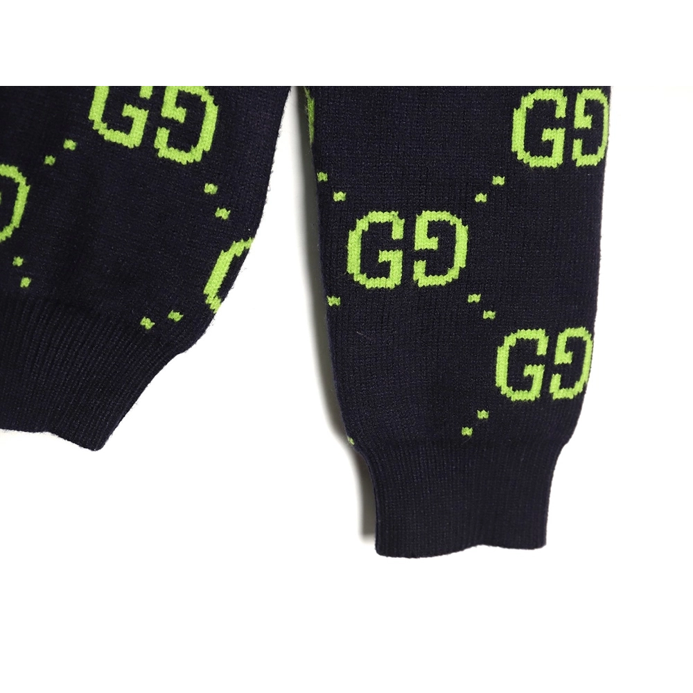 Gucci Classic Double G jacquard sweater,Cheap Replica Reps Gucci
