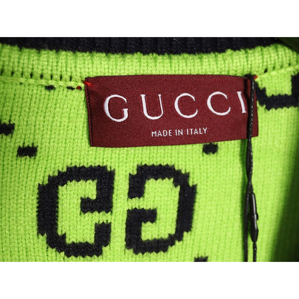 Gucci Classic Double G jacquard sweater,Cheap Replica Reps Gucci