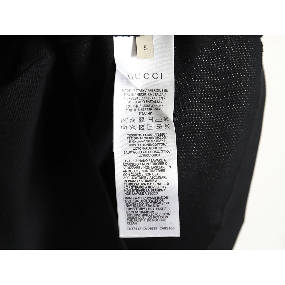 Gucci classic shoulder jacquard webbing Polo short sleeve,Cheap Replica Reps Gucci