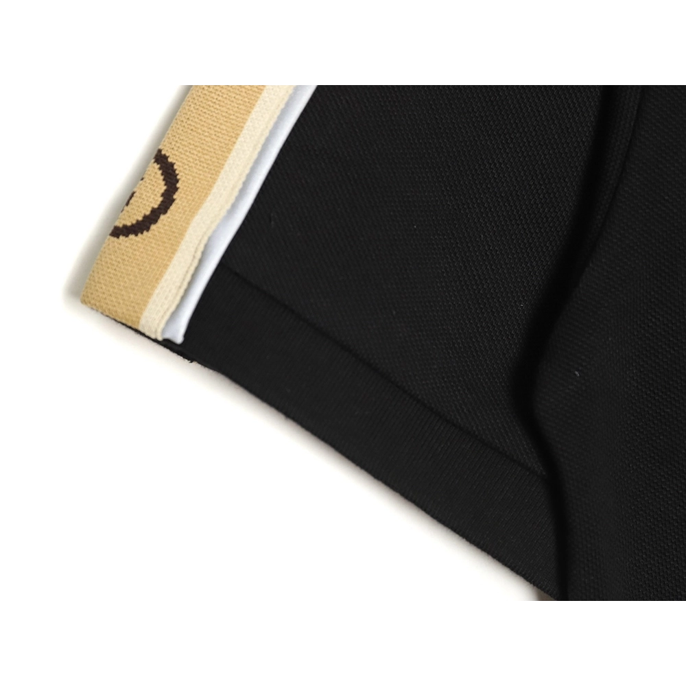 Gucci reflective webbing polo short sleeve TSK1,Cheap Replica Reps Gucci
