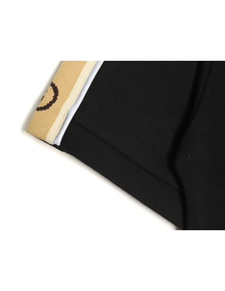 Gucci reflective webbing polo short sleeve TSK1,Cheap Replica Reps Gucci