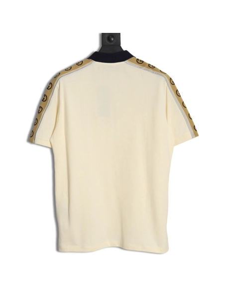 Gucci reflective webbing polo short sleeve,Cheap Replica Reps Gucci
