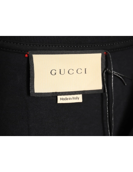 Gucci GG interlocking color block print shortsleeved Tshirt,Cheap Replica Reps Gucci