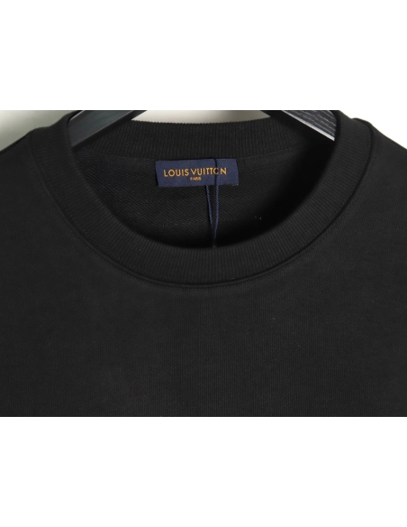 Louis Vuitton graffiti handpainted pumpkin sweatshirt TSK1,Cheap Replica Reps Louis Vuitton