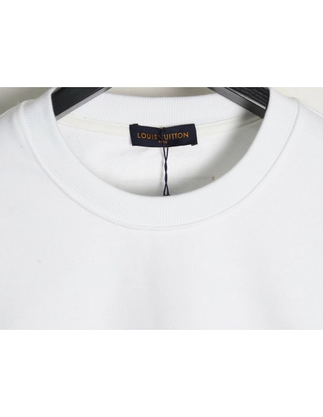 Louis Vuitton graffiti handpainted pumpkin sweatshirt,Cheap Replica Reps Louis Vuitton