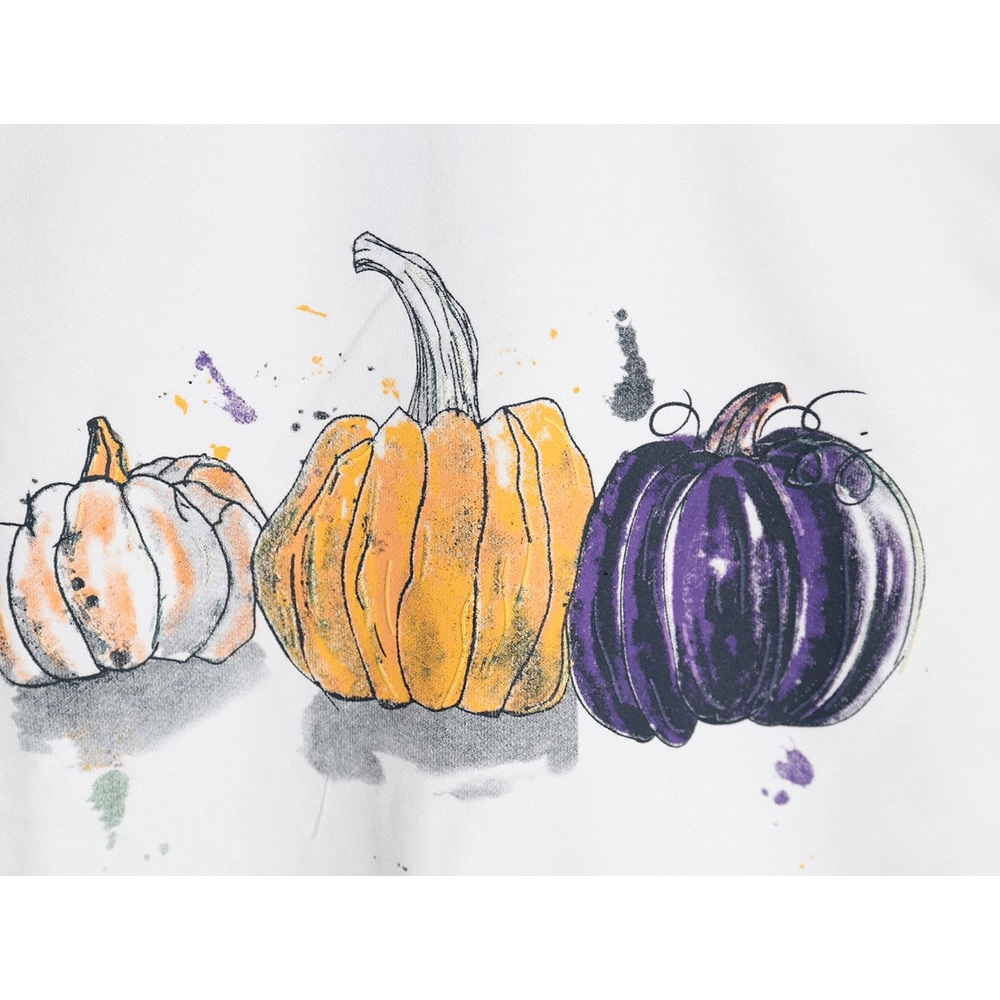 Louis Vuitton graffiti handpainted pumpkin sweatshirt,Cheap Replica Reps Louis Vuitton