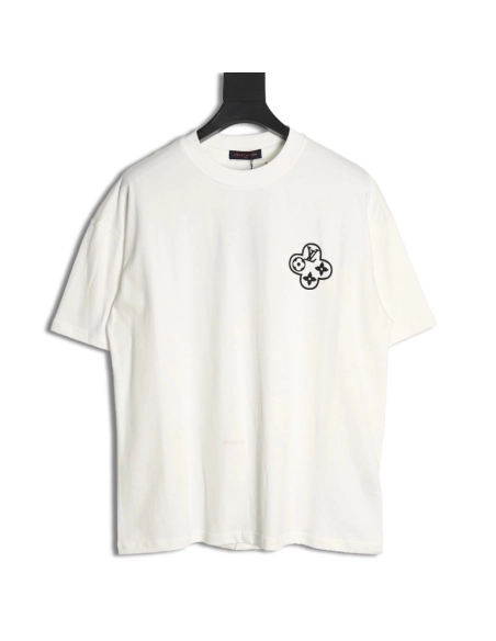 Louis Vuitton chain circle print Tshirt,Cheap Replica Reps Louis Vuitton
