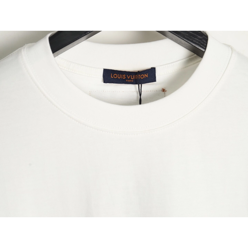 Louis Vuitton chain circle print Tshirt,Cheap Replica Reps Louis Vuitton