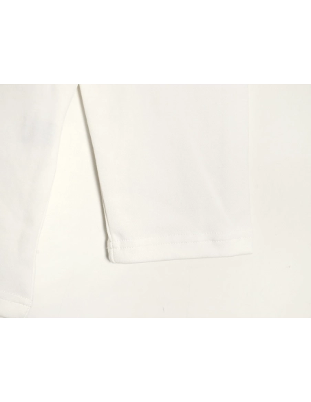 Louis Vuitton contrasting 3D logo embroidered long sleeves,Cheap Replica Reps Louis Vuitton