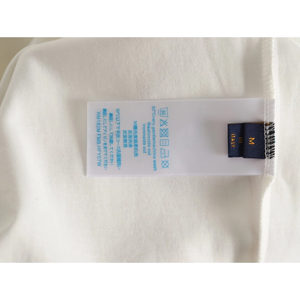 Louis Vuitton contrasting 3D logo embroidered long sleeves,Cheap Replica Reps Louis Vuitton