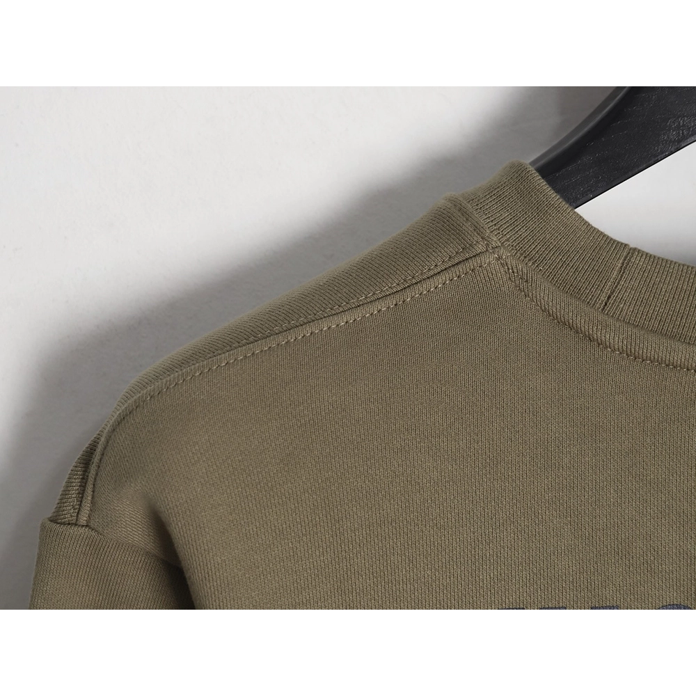 Louis Vuitton Fake Pocket Lettering Print Crew Neck Sweatshirt TSK1,Cheap Replica Reps Louis Vuitton