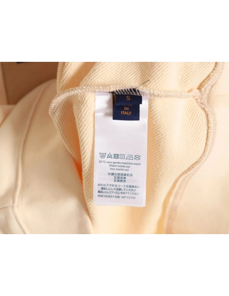 Louis Vuitton Fake Pocket Lettering Print Crew Neck Sweatshirt,Cheap Replica Reps Louis Vuitton