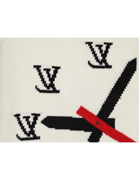 Louis Vuitton clock logo sweater,Cheap Replica Reps Louis Vuitton