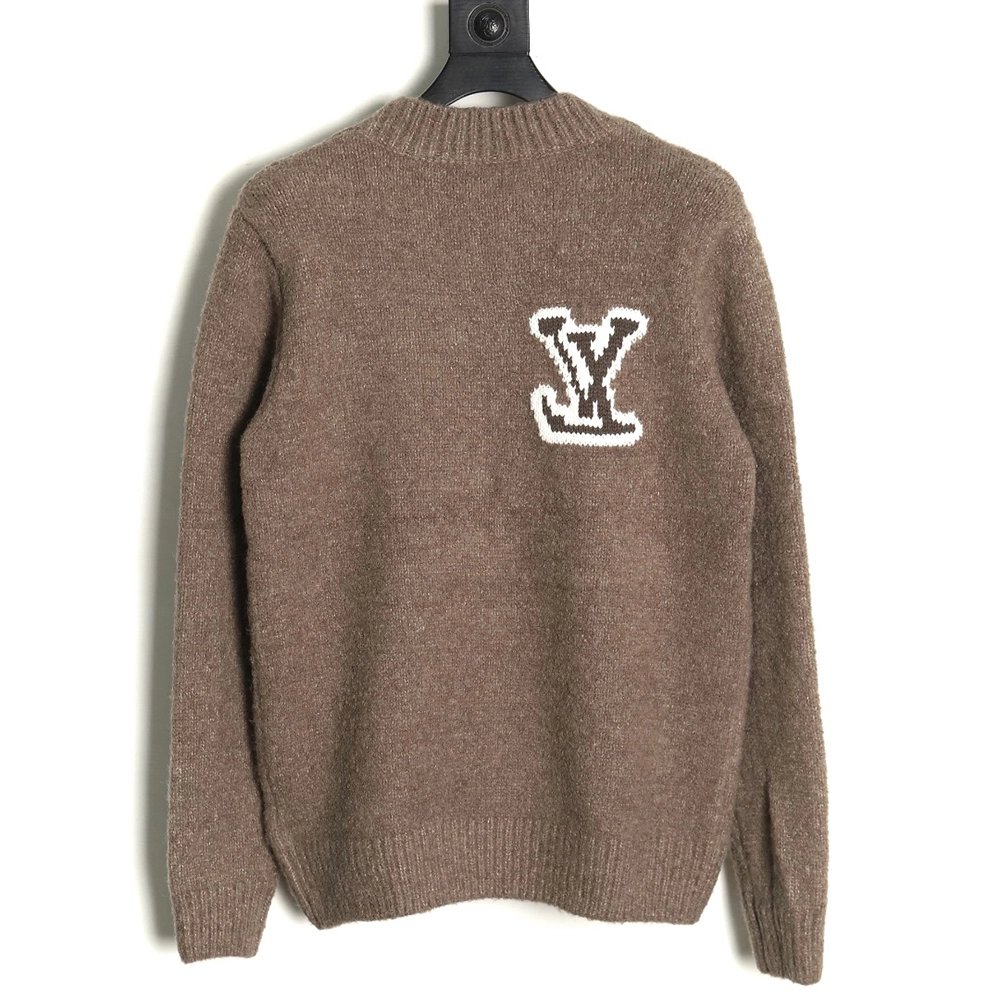Louis Vuitton front and back large logo sweater,Cheap Replica Reps Louis Vuitton
