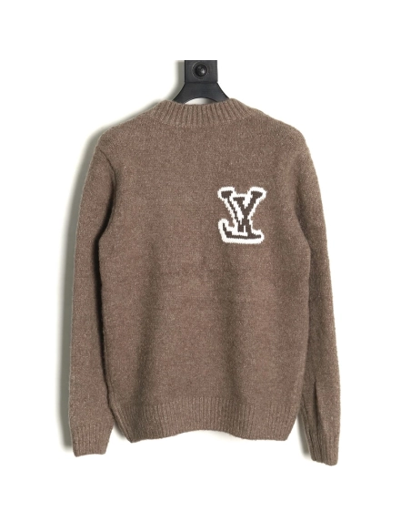 Louis Vuitton front and back large logo sweater,Cheap Replica Reps Louis Vuitton