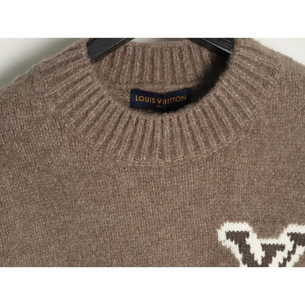 Louis Vuitton front and back large logo sweater,Cheap Replica Reps Louis Vuitton