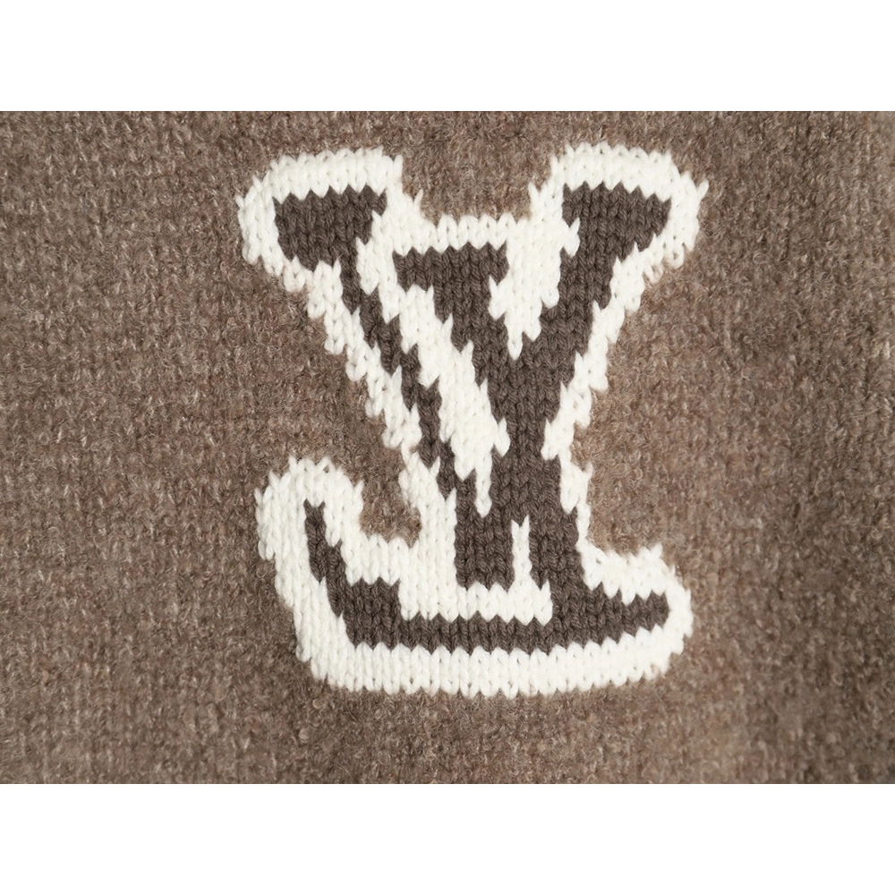 Louis Vuitton front and back large logo sweater,Cheap Replica Reps Louis Vuitton