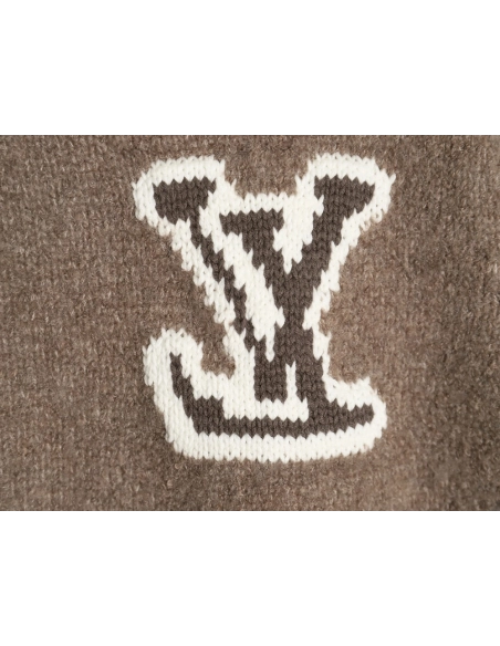 Louis Vuitton front and back large logo sweater,Cheap Replica Reps Louis Vuitton