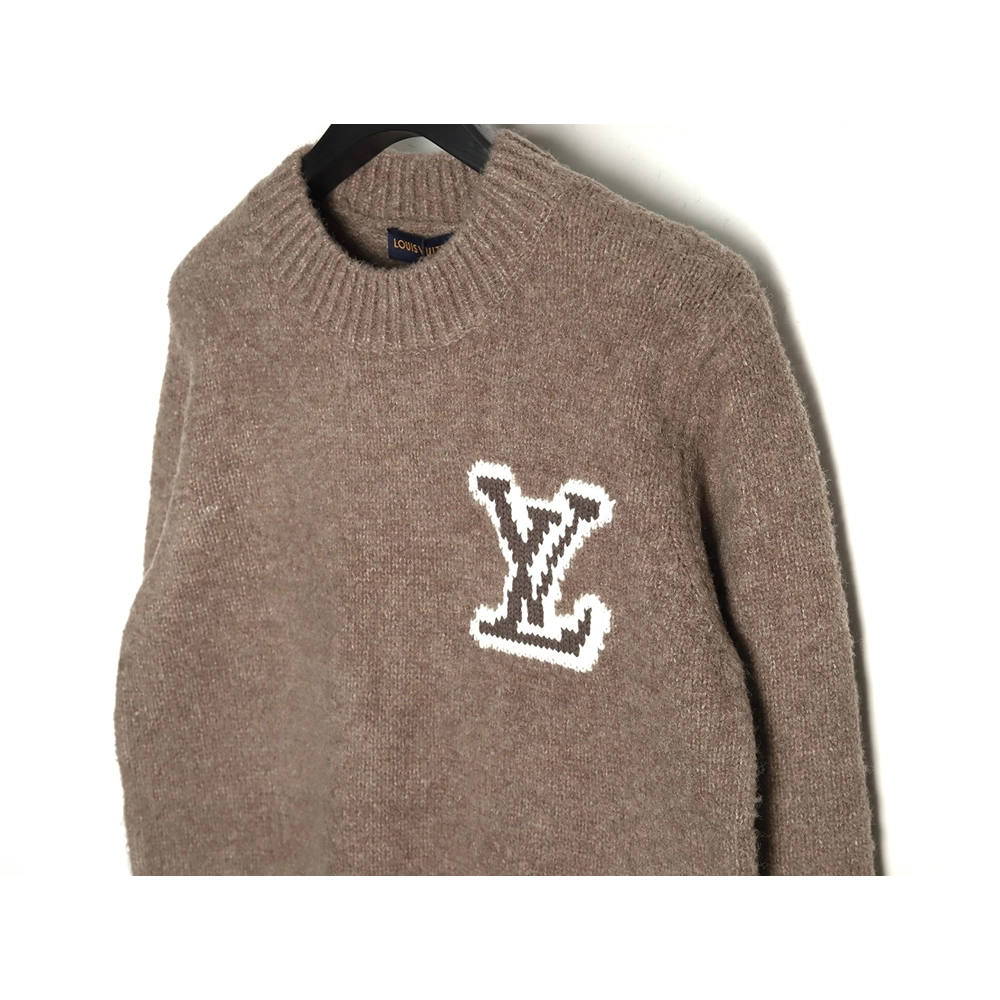 Louis Vuitton front and back large logo sweater,Cheap Replica Reps Louis Vuitton