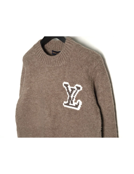Louis Vuitton front and back large logo sweater,Cheap Replica Reps Louis Vuitton