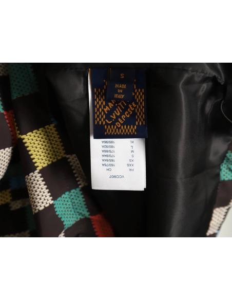 Louis Vuitton Checkerboard Hooded Windbreaker Jacket XSL,Cheap Replica Reps Louis Vuitton