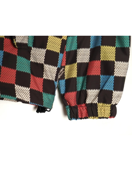 Louis Vuitton Checkerboard Hooded Windbreaker Jacket XSL,Cheap Replica Reps Louis Vuitton