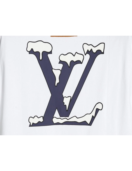 Louis vuitton graffiti lettering shortsleeved printed Tshirt,Cheap Replica Reps Louis Vuitton