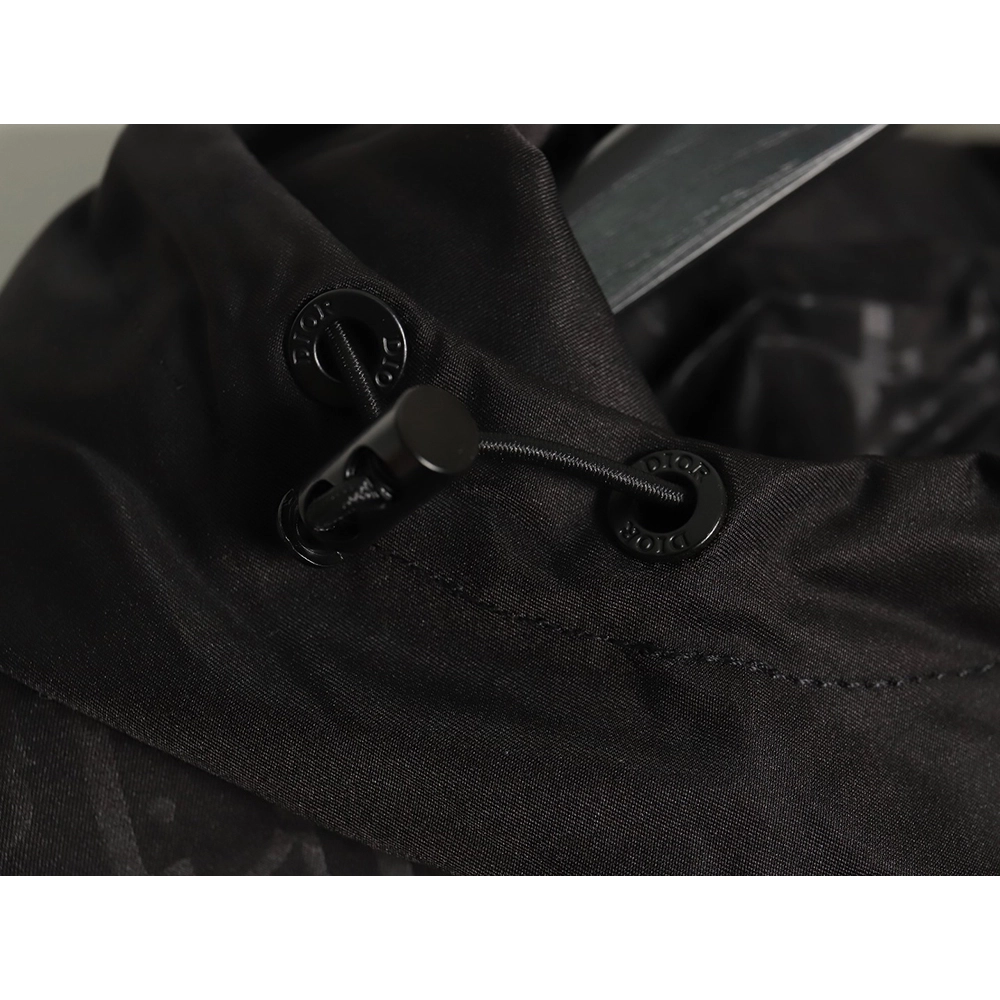 Dior all over printed woven zipup hooded jacket,Cheap Replica Reps Dior