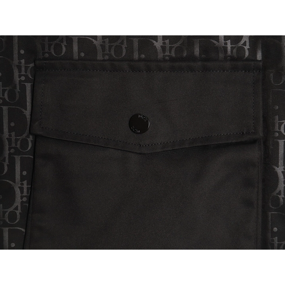 Dior all over printed woven zipup hooded jacket,Cheap Replica Reps Dior