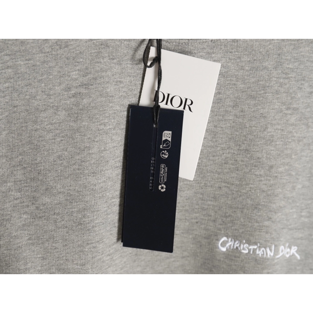 Dior signature embroidered crewneck sweatshirt,Cheap Replica Reps Dior