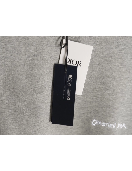 Dior signature embroidered crewneck sweatshirt,Cheap Replica Reps Dior