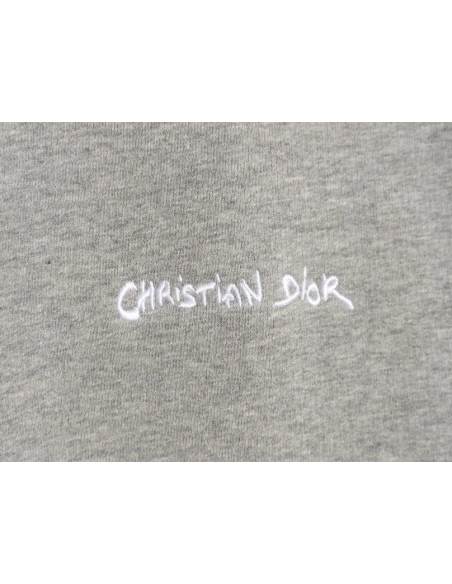 Dior signature embroidered crewneck sweatshirt,Cheap Replica Reps Dior