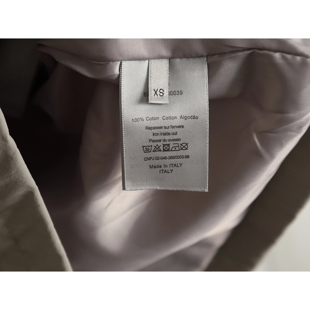 Dior letter embroidered hooded trench coat,Cheap Replica Reps Dior