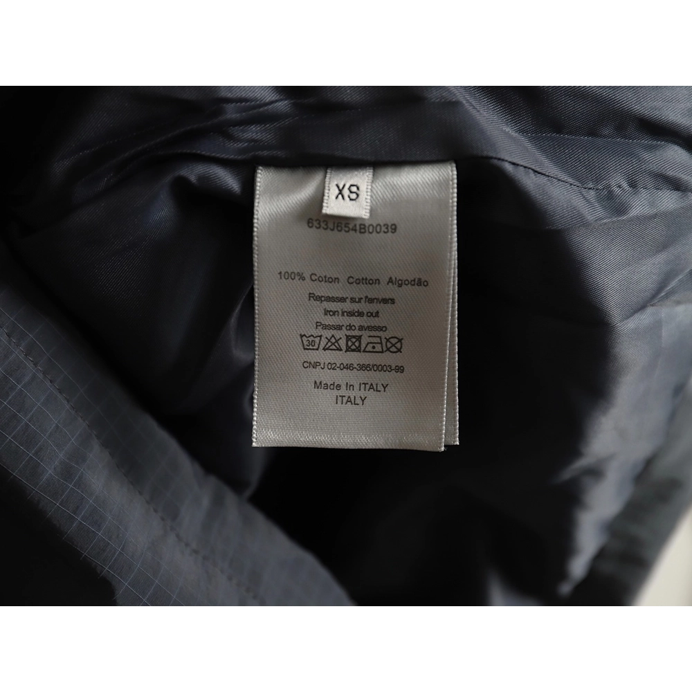 Dior letter print hooded trench coat,Cheap Replica Reps Dior