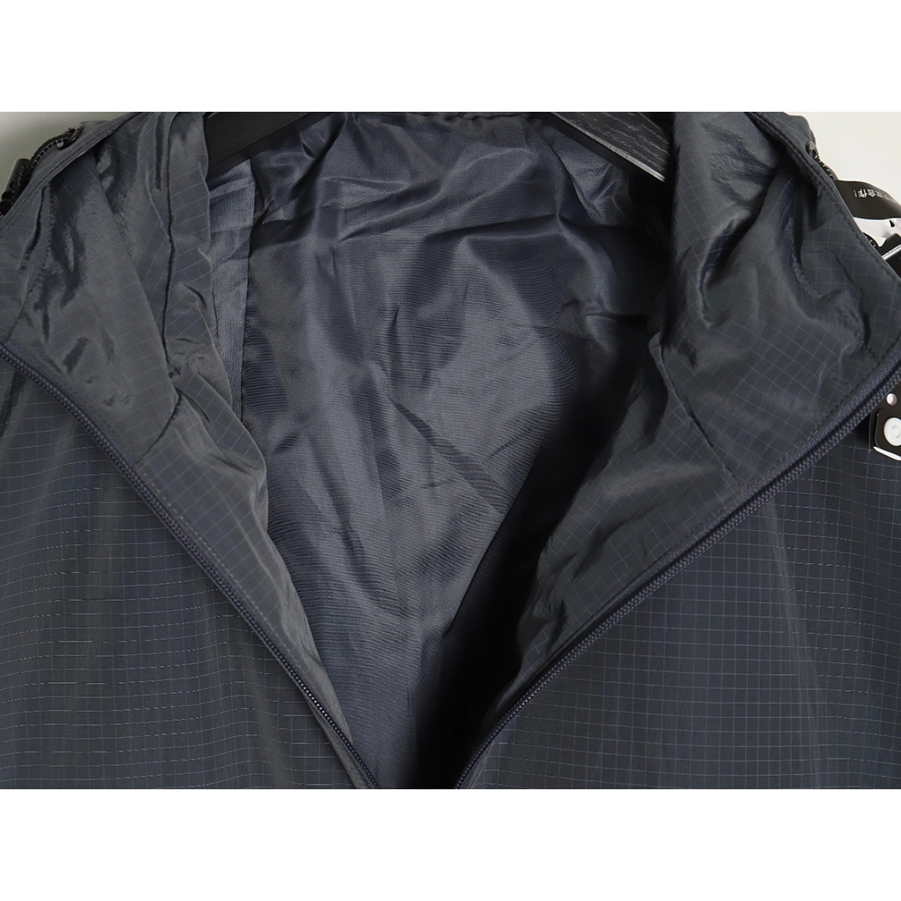 Dior letter print hooded trench coat,Cheap Replica Reps Dior