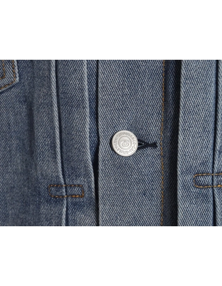 Stussy x Levis 150th Anniversary Embossed Denim DoubleFaced Jacket,Cheap Replica Reps Stussy