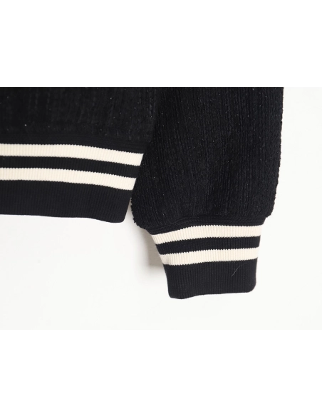 Saint Laurent Paris wooltweed baseball jacket,Cheap Replica Reps Saint Laurent