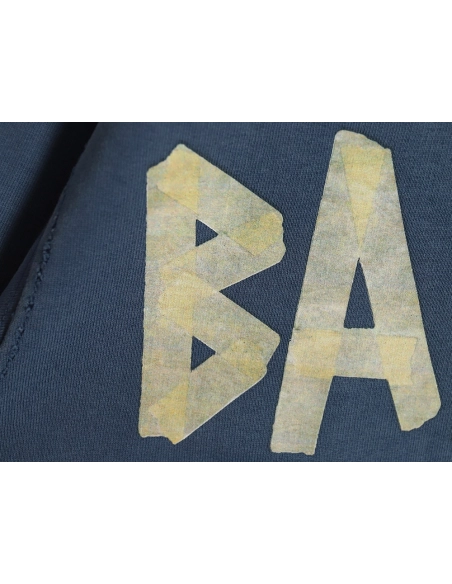 Balenciaga tape haze blue hooded sweatshirt,Cheap Replica Reps Balenciaga